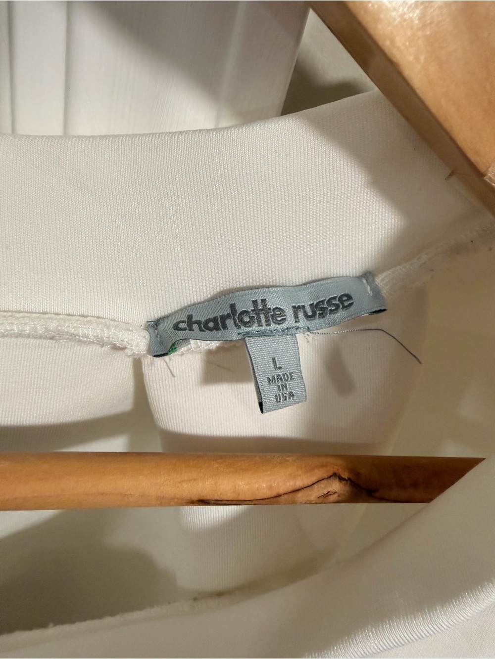 Charlotte Russe Ivory Circle Skirt - Picture 3 of 3